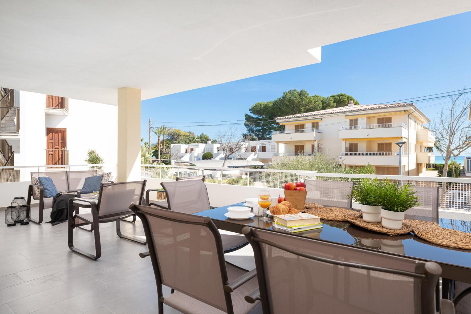 Apartamento Concha Junto A Playa, Clavells 1 1Er D Alcudia  Luaran gambar